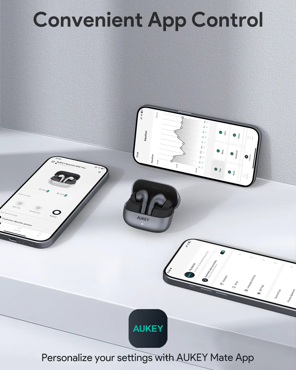 Aukey True Wireless Earbuds with Hybrid ANC BEYOND ANC PRO (EP-B1) Tristar Online