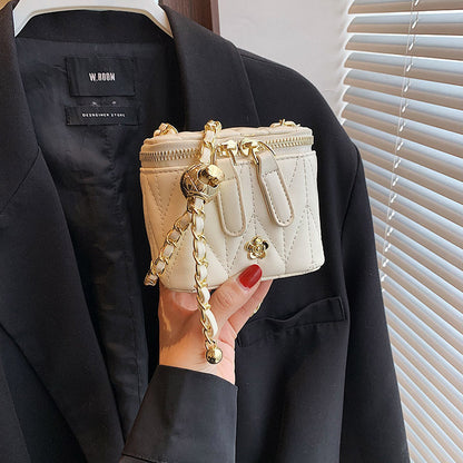 Beige Chic Quilted Mini Box Crossbody Bag - Luxury Style Chain Purse for Women Tristar Online