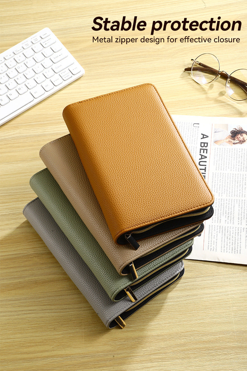 Beige PU Leather Zippered Photo Album - Holds 240 3 Prints" Tristar Online