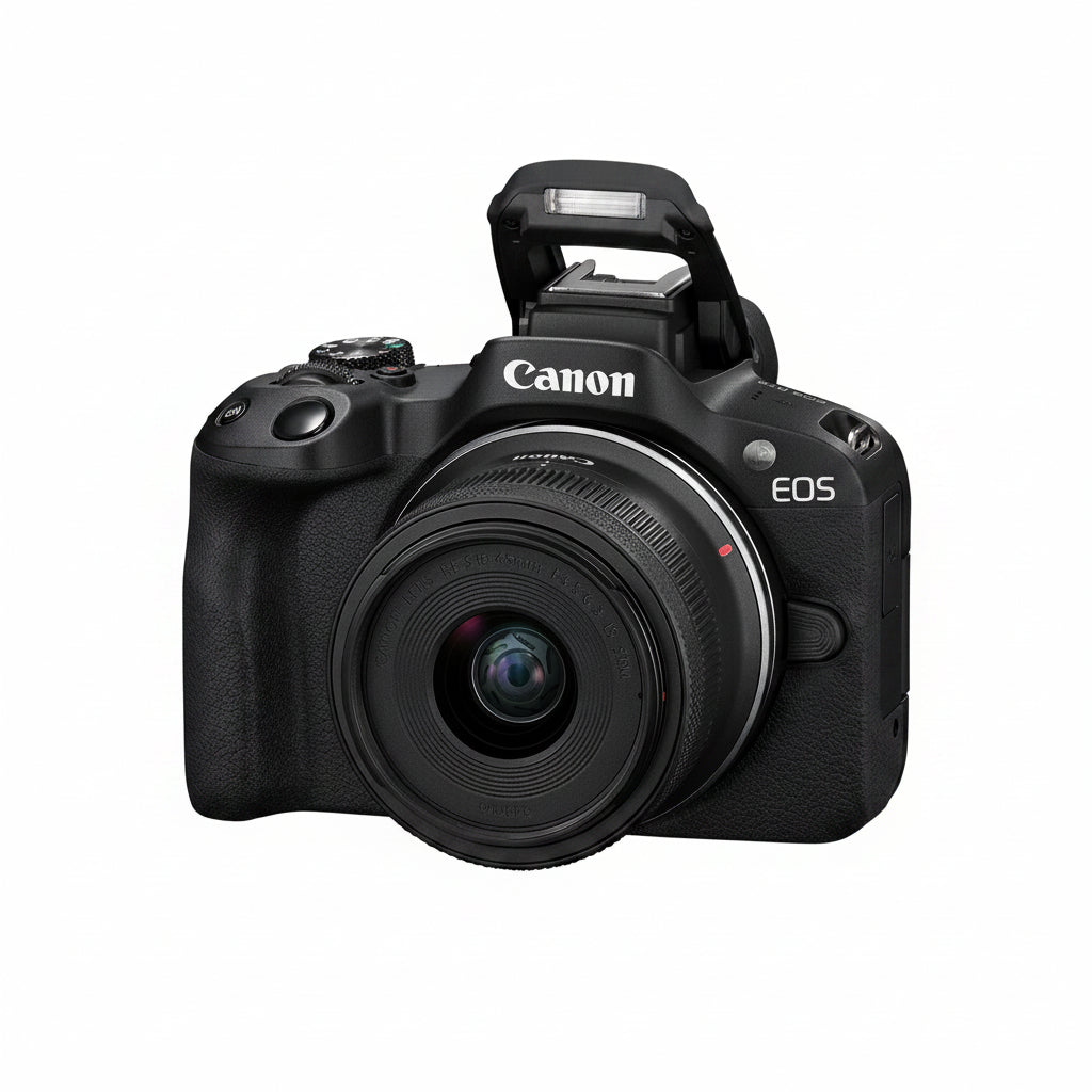 Canon EOS R50 with RF 18-45mm Kit Lens – 24.2MP Mirrorless Camera