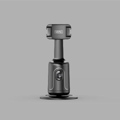 Black AI Smart Auto Tracking Phone Holder - 360° Rotation Face & Body Tracking Mount Tristar Online