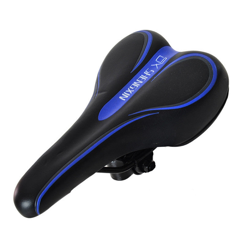 Black and blue Mountain Bike Saddle - Comfortable and Durable Bicycle Seat for MTB and Road Bikes Tristar Online