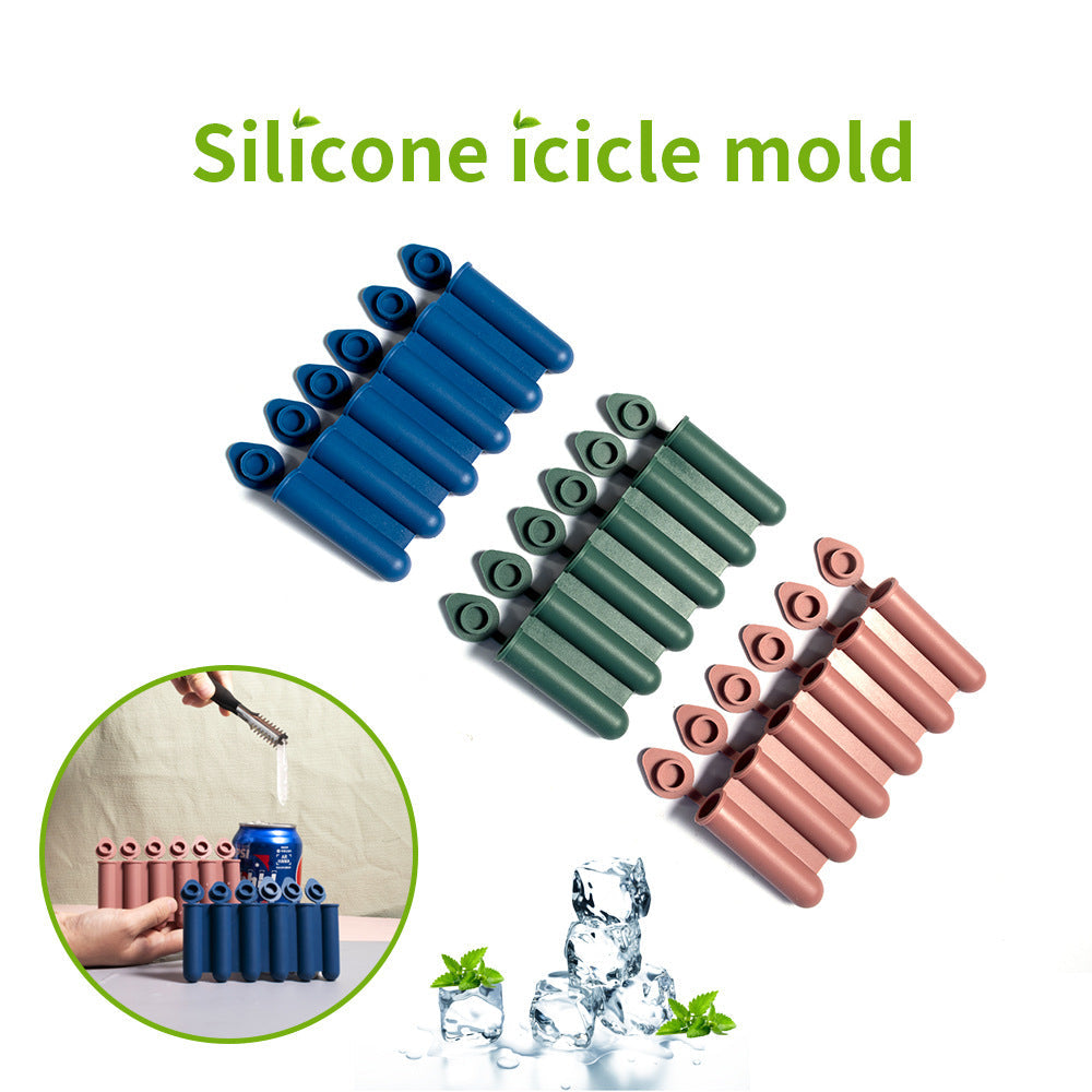 Black Bottle & Can Friendly Ice Stick Molds - 6-Cup Design, Set of 10 Tristar Online