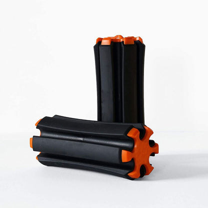 Black-orange Set of 2 Portable Golf Club Carrier Holders - Lightweight Club Organizer Caddy Tristar Online