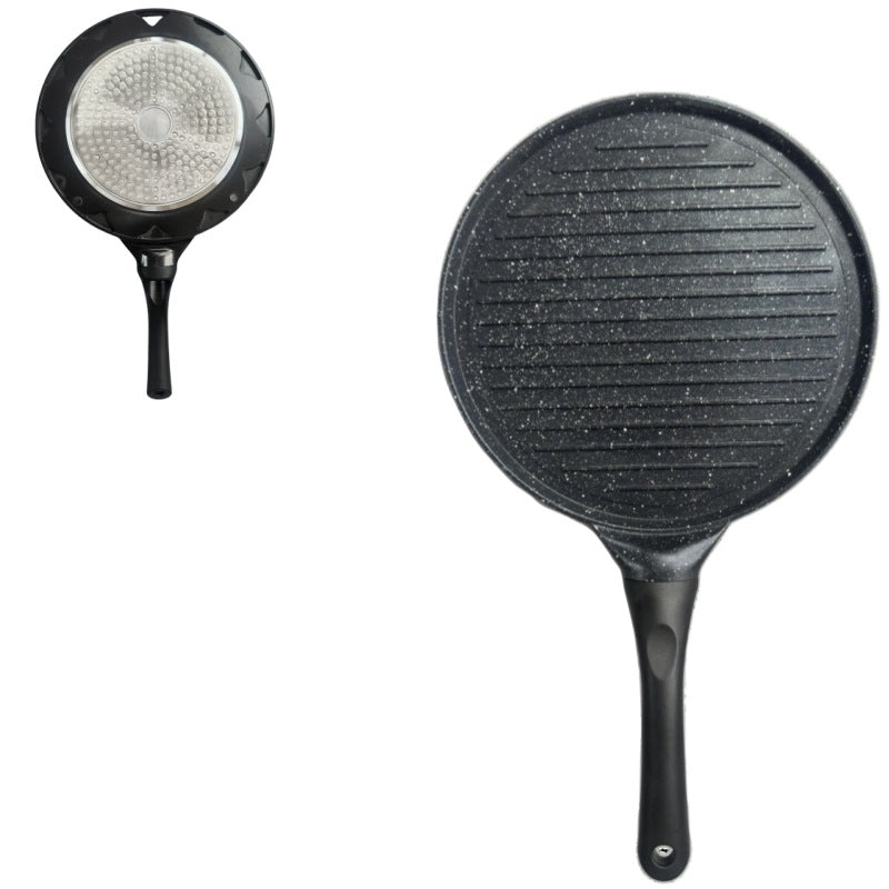 Black Steak Versatile Non-Stick Frying Pan (27cm) - Induction Ready Skillet for Everyday Cooking Tristar Online