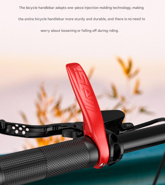 Black Ultralight Ergonomic Bike Bar Ends - High-Strength Composite Horn Grips (22.2mm) Tristar Online