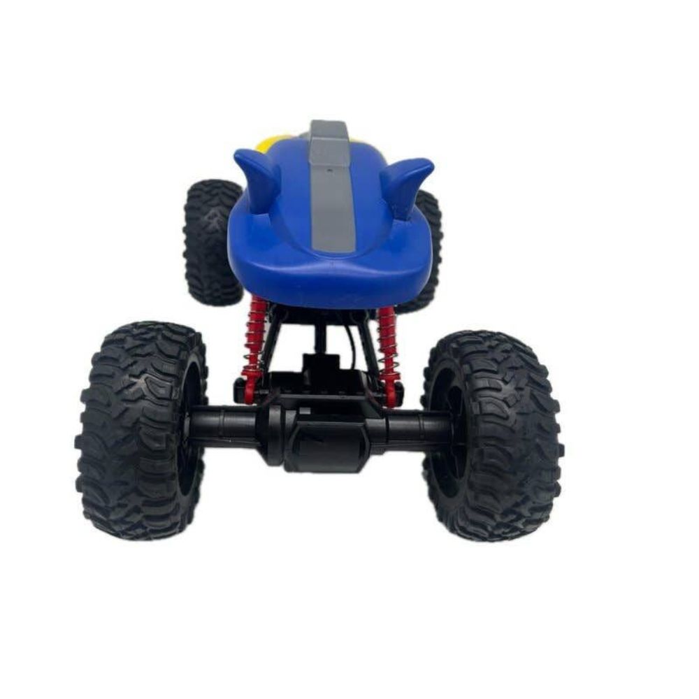 Blue Four-Way Light Wolfhead Bigfoot 1.16 Scale RC Car - Monster Truck