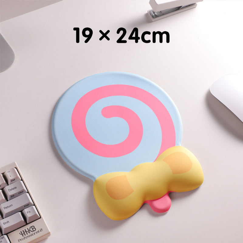 Blue Lollipop Ergonomic Keyboard Wrist Rest & Mouse Pad Set - 2-Piece Comfort Combo Tristar Online