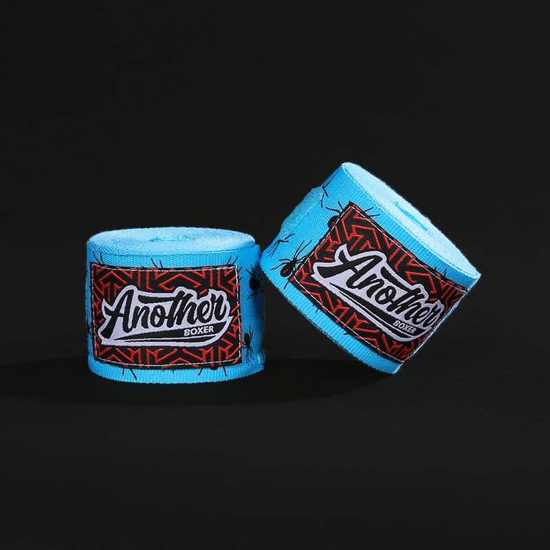Blue Spider Pro Grade 5m Boxing Hand Wraps - Printed Elastic Bandages for Training & Combat Sports (1Pair) Tristar Online