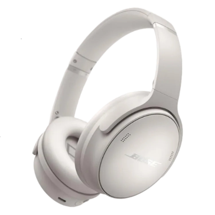 Bose QuietComfort Wireless Noise Cancelling Over-Ear Headphones, Black, White Smoke, Sandstone, Petal Pink, Twilight Blue - White Smoke