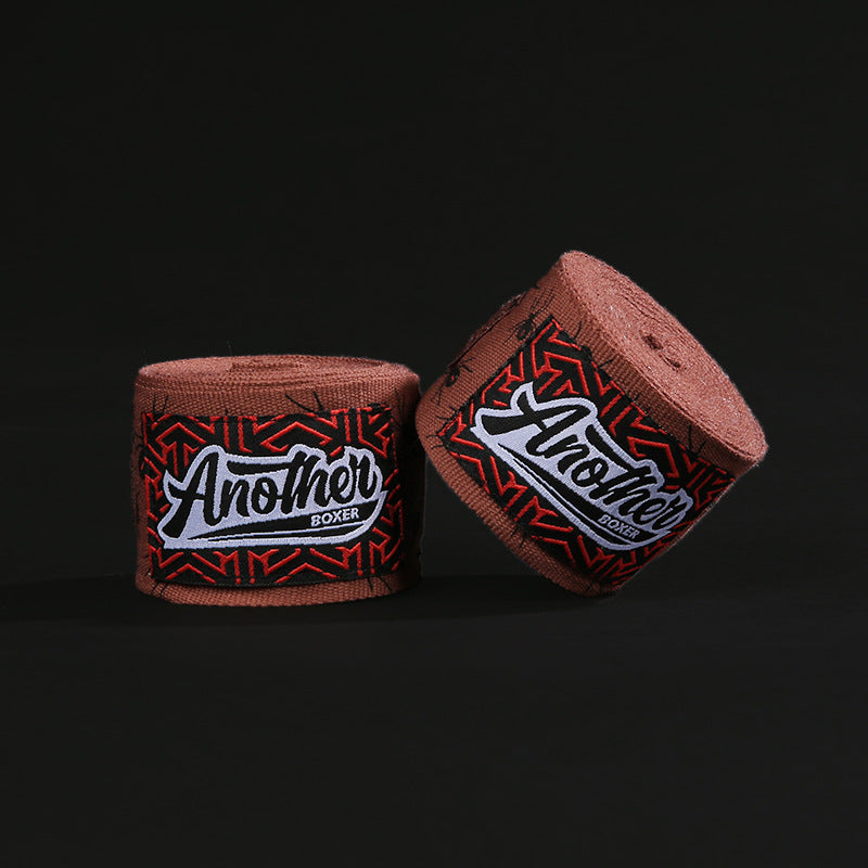 Brown Spider Pro Grade 5m Boxing Hand Wraps - Printed Elastic Bandages for Training & Combat Sports (1 Pair) Tristar Online