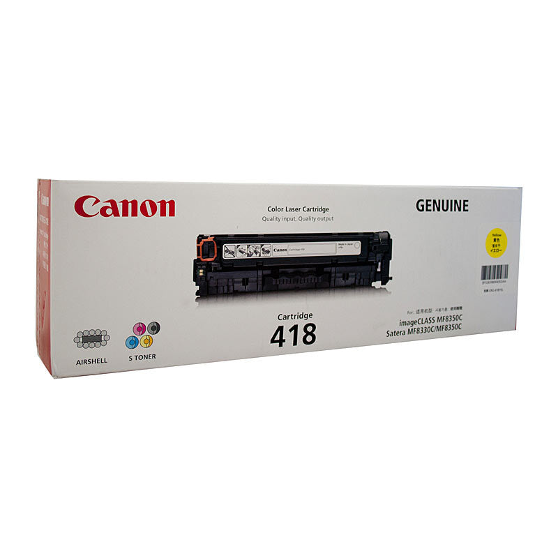 Canon CART418 Yellow Toner Canon