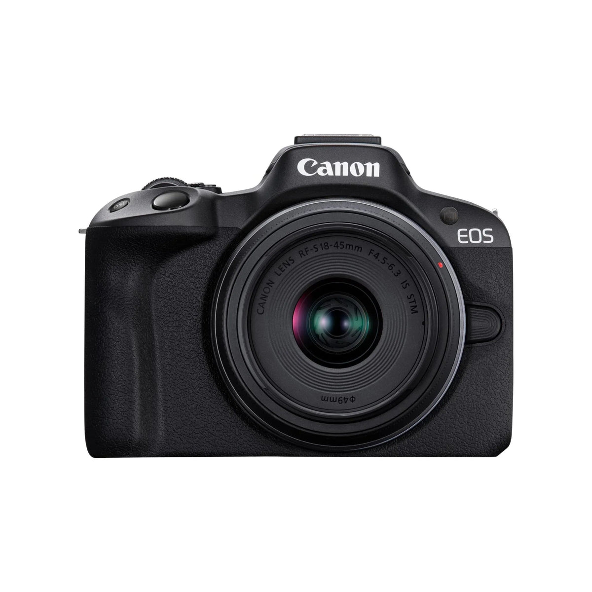 Canon EOS R50 Mirrorless Camera Kit (Black) with RF-S 18-45mm & RF-S 55-210mm Lens Bundle - Silver canon