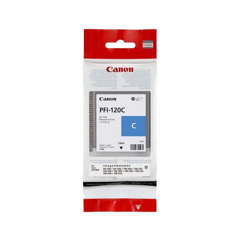 Canon PFI120 Cyan Ink Canon