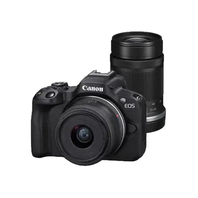 Canon EOS R50 Mirrorless Camera Kit (Black) with RF-S 18-45mm & RF-S 55-210mm Lens Bundle canon
