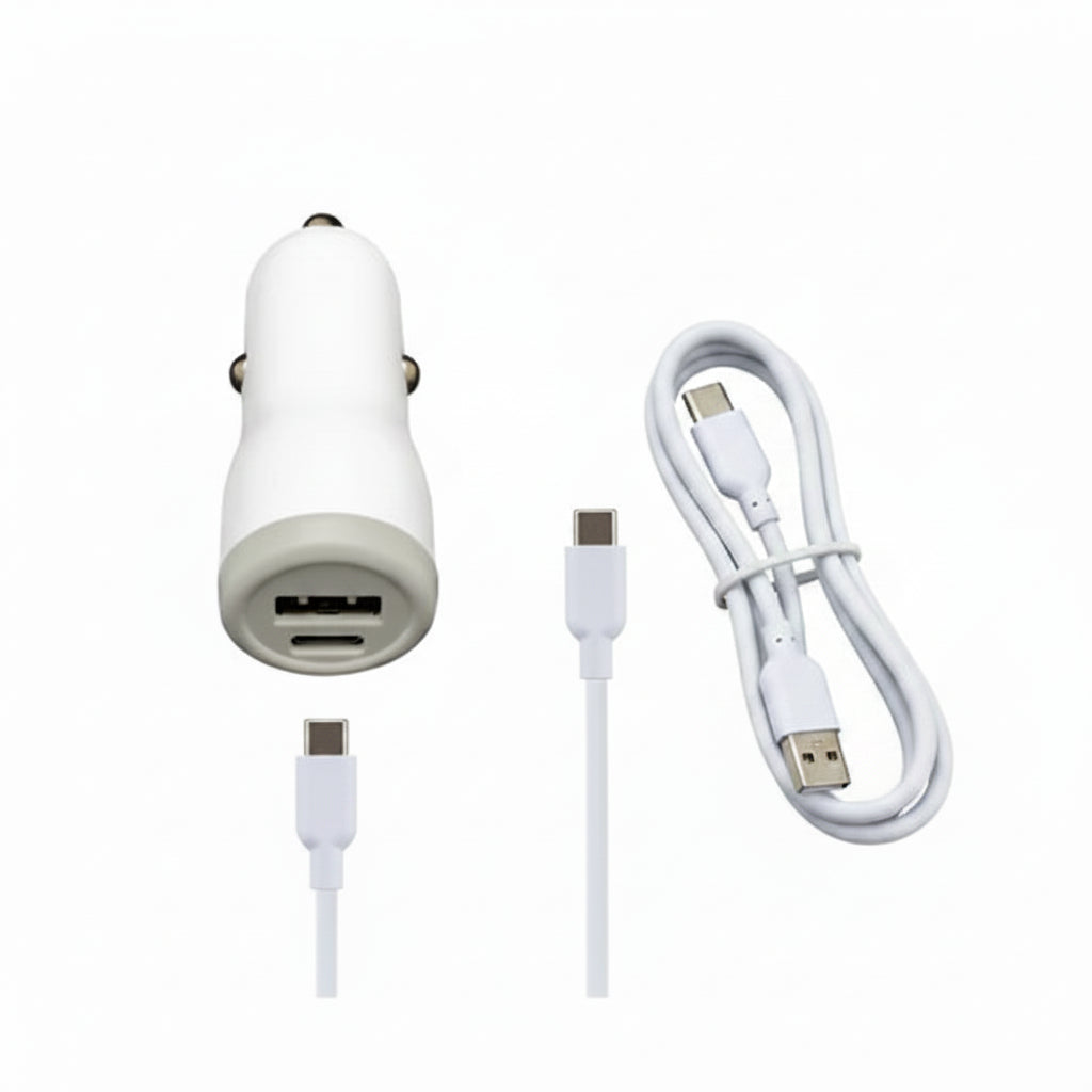 Telstra 2.4A USB Car Charger White - Fast & Reliable Car Charging Telstra