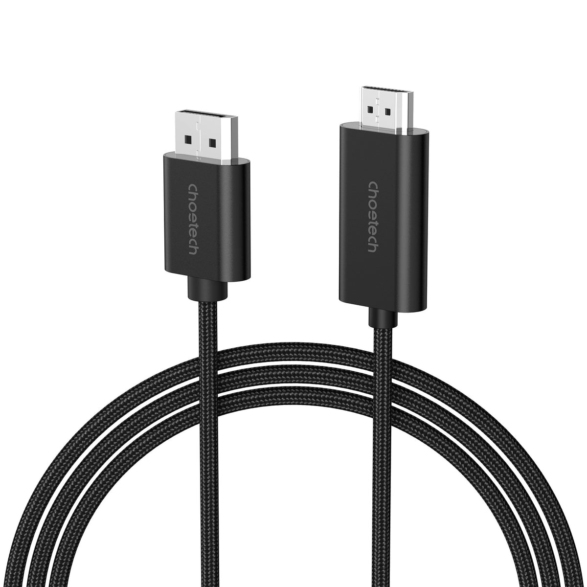 CHOETECH XDH01 4K 60Hz DisplayPort Male to HDMI Male Braided Cable 2M Tristar Online