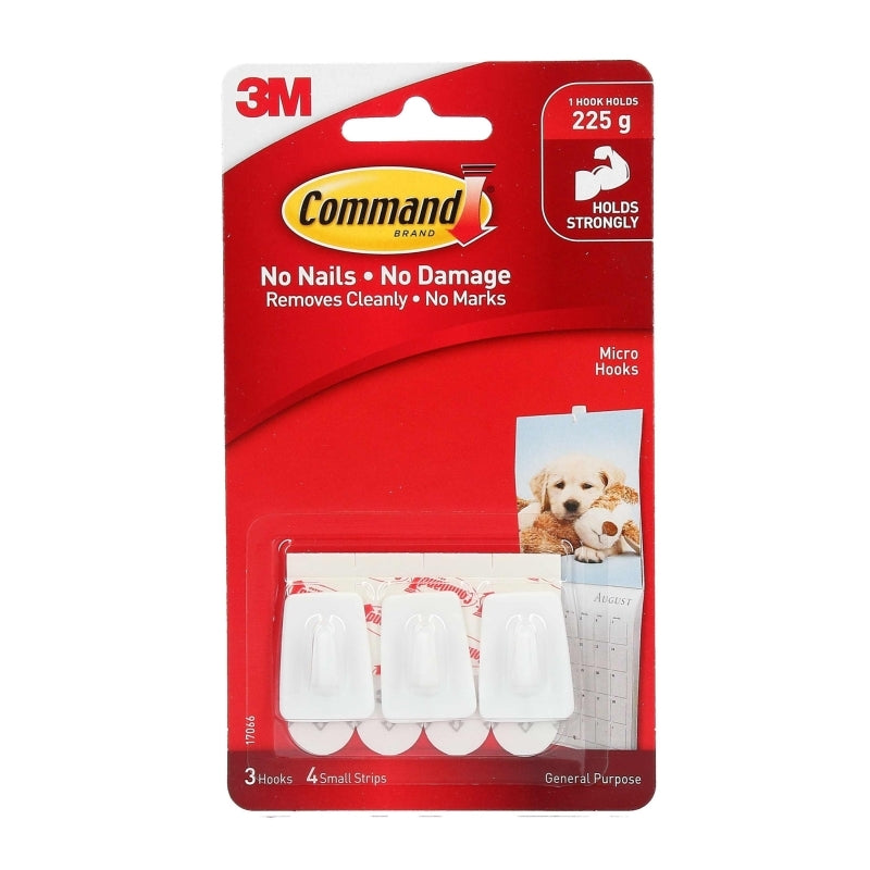 CMD Micro Hooks17066 Pk3 Bag10 Command