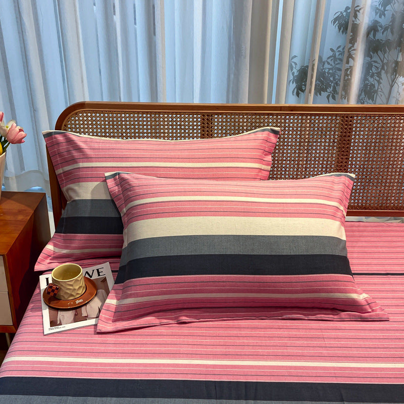 Comfortable cotton pillowcase, double-sided warm design, breathable and skin-friendly - Pink Tristar Online