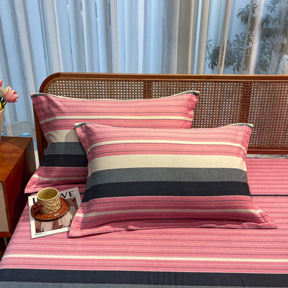Comfortable cotton pillowcase, double-sided warm design, breathable and skin-friendly - Pink Tristar Online