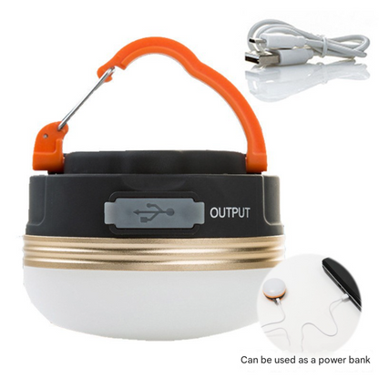 Compact Rechargeable LED Camping Lantern | 300 Lumen, 3 Modes, Magnetic Base & Power Bank Function Tristar Online