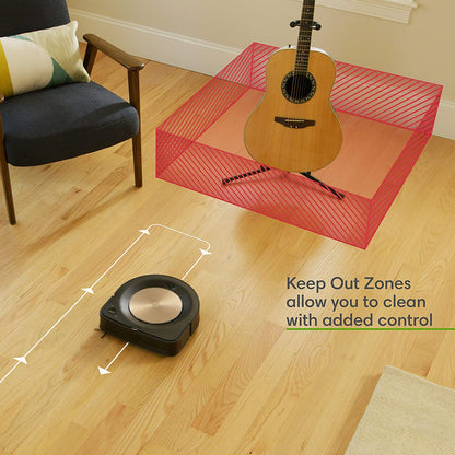iRobot Roomba S9+ Plus Robot Vacuum Cleaner with Automatic Dirt Disposal - Black iRobot