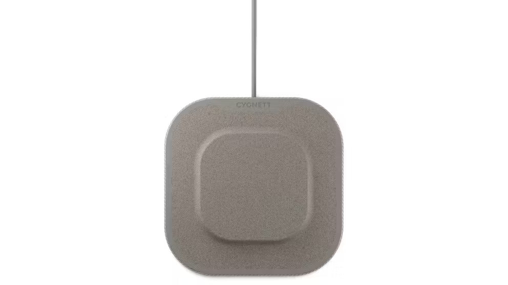 Cygnett ChargeBase 15W Fast Wireless Charger – Qi-Certified Charging Pad for iPhone/ Samsung & More - Open Never Used - (AU Version) Cygnett