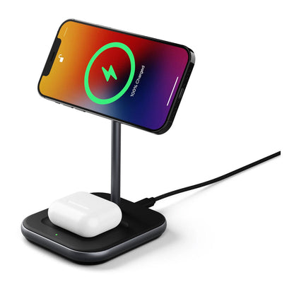 Cygnett ChargeBase Qi2.0 2-in-1 Magnetic Wireless Charger Cygnett