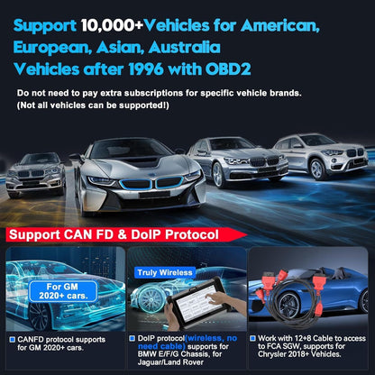 D7W Wireless OBD2 Scanner ECU Coding Key Programming Tristar Online