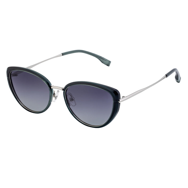 Dark Green Frame Chic Cat Eye Polarized Sunglasses for Women - Lightweight UV Protection Fashion Eyewear Tristar Online