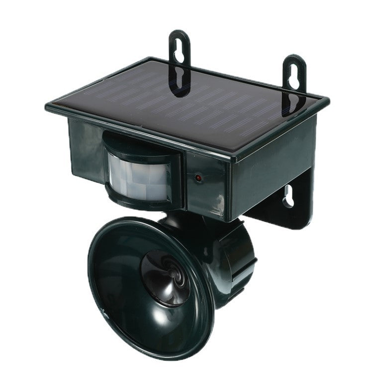 Dark Green Solar Powered Ultrasonic Animal Repeller - Motion Activated Outdoor Pest Deterrent for Garden Tristar Online