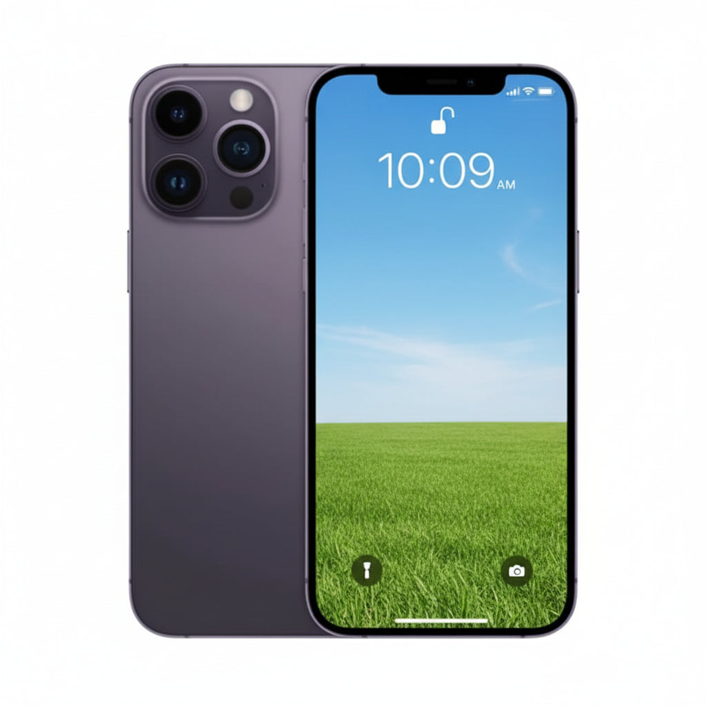 Apple iPhone 14 Pro Max - 128GB / 256GB / 512GB / 1TB - Space Black, Silver, Gold & Deep Purple  - Acceptable - Refurbished Apple