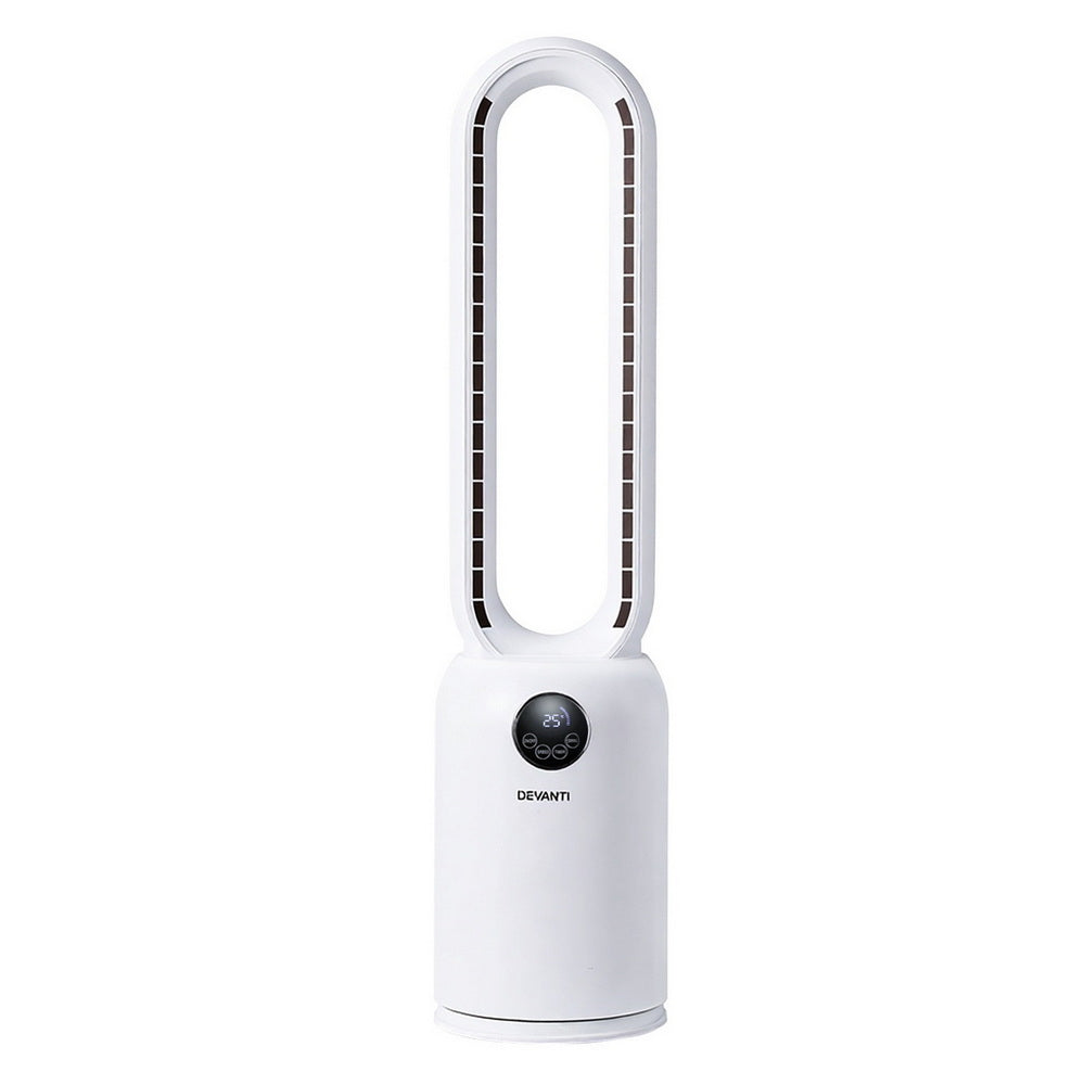 Devanti 2in1 Bladeless Fan Air Purification W/ Remote 88cm Tristar Online