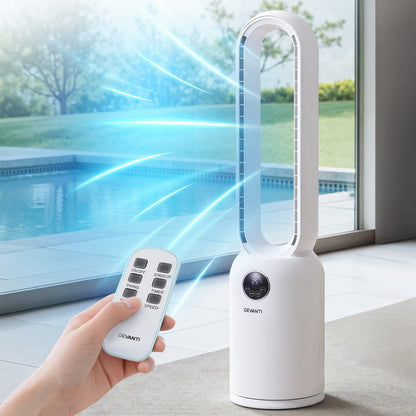 Devanti 2in1 Bladeless Fan Air Purification W/ Remote 88cm Tristar Online