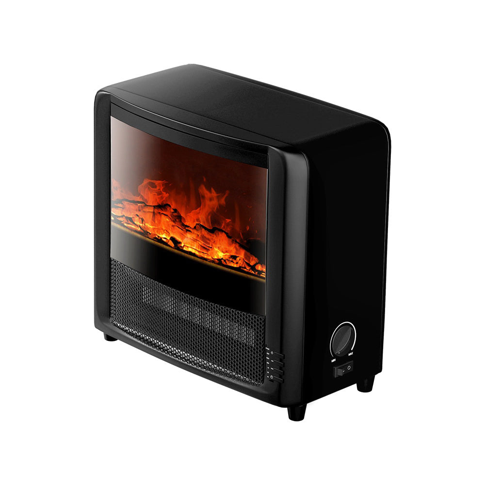 Devanti Electric Fireplace 3D Flame Effect Timer Portable Indoor Heater 2000W Tristar Online
