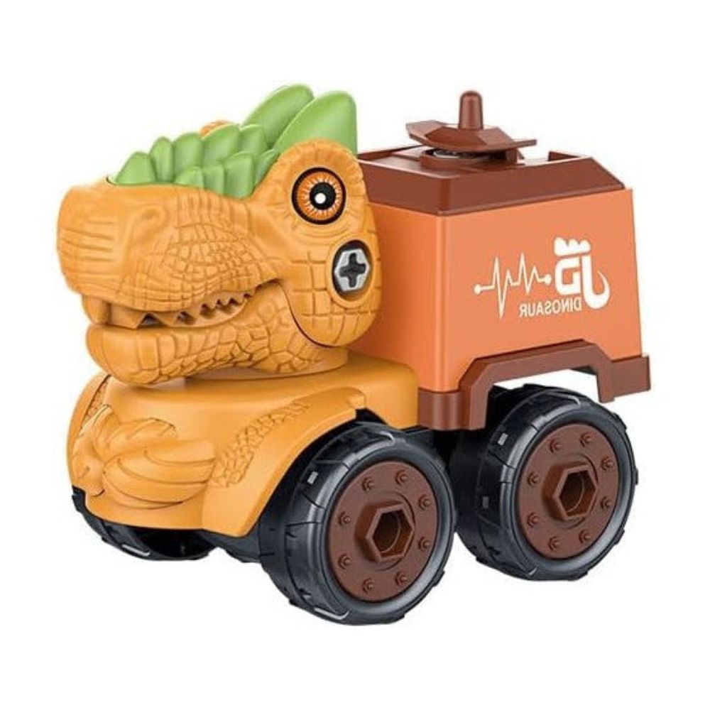 Dinosaur Take Apart Toy Set - Educational Jurassic Construction Toys with Drill for Kids - Puzzle Disassembly, Dinosaur Car Series