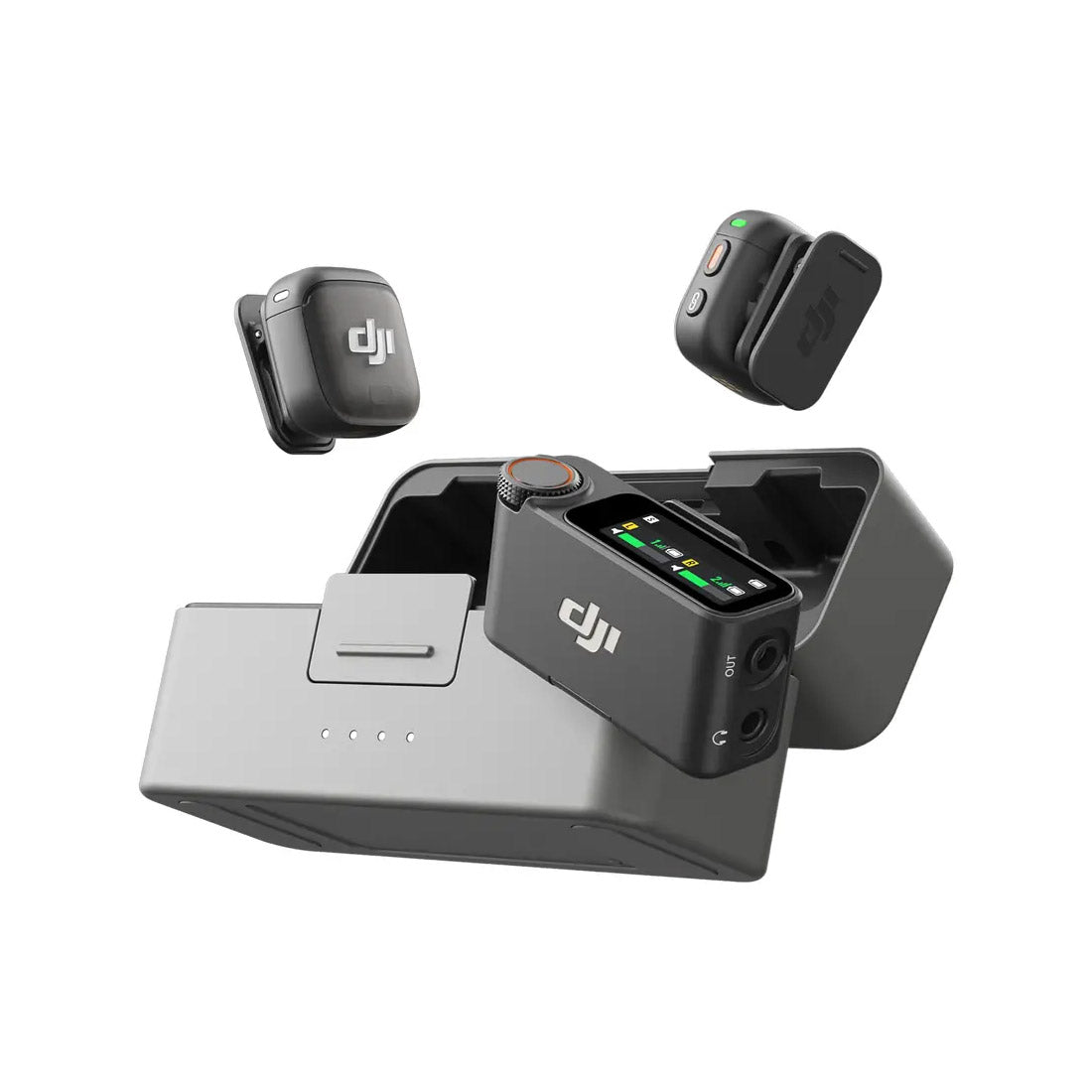 DJI Mic 3 (2 TX + 1 RX + Charging Case) - Black