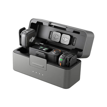 DJI Mic 3 (2 TX + 1 RX + Charging Case) - Black