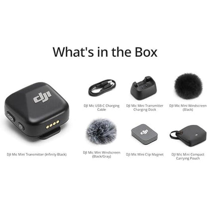 DJI Mic Mini Transmitter - Infinity Black - Wireless Microphone DJI