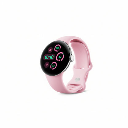 Google Pixel Watch 3 41mm LTE - 32GB - Rose - Quartz Active Band Smartwatch