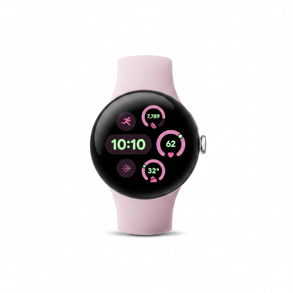 Google Pixel Watch 3 41mm LTE - 32GB - Rose - Quartz Active Band Smartwatch