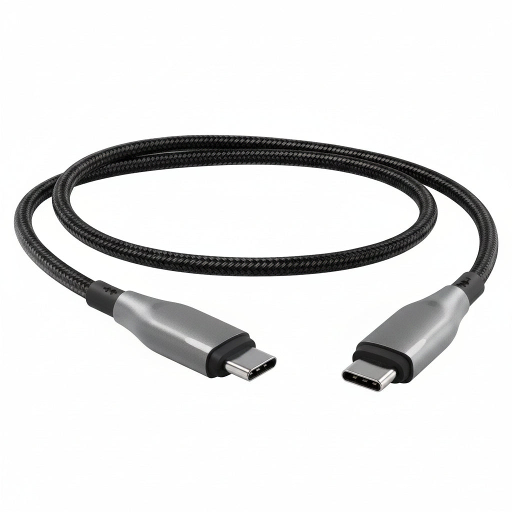 Cygnett USB-C to USB-C 2M Cable - Fast Charging & Data Sync Cable - Black