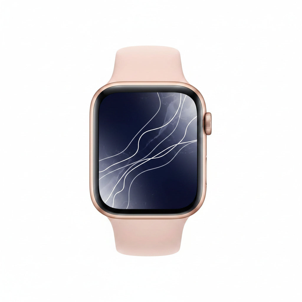 Apple Watch Series 5 44mm GPS + Cellular Gold Aluminum Case with Pink Sport Band Apple