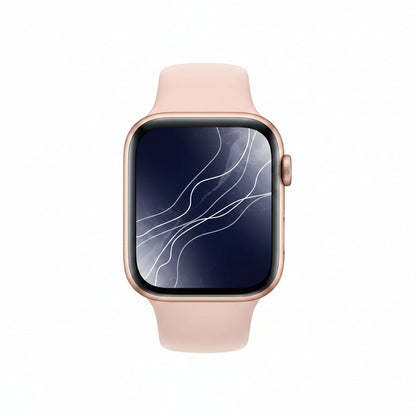 Apple Watch Series 5 44mm GPS + Cellular Gold Aluminum Case with Pink Sport Band Apple
