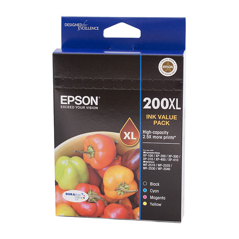 Epson 200XL 4 Ink Value Pack Epson