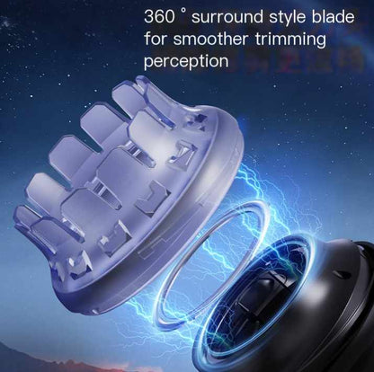 Ergonomic Cordless Hair Clipper with LCD Display - USB-C Rechargeable Head Shaver Tristar Online