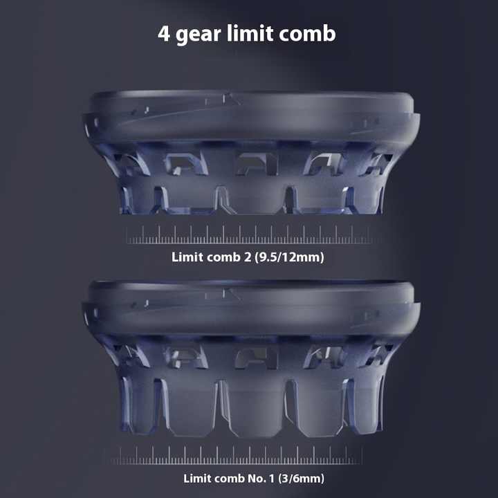 Ergonomic Cordless Hair Clipper with LCD Display - USB-C Rechargeable Head Shaver Tristar Online