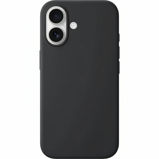 Apple iPhone 16 Silicone Case with Mag Safe - Black (Copy) Apple
