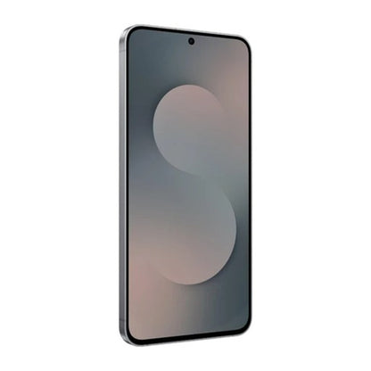 Samsung Galaxy S25 FE front screen powered on with vibrant UI