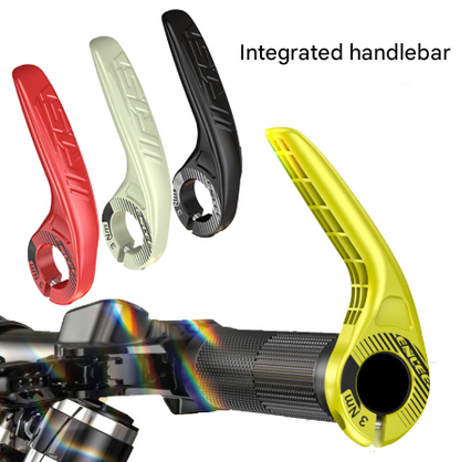 Fluorescent Yellow Ultralight Ergonomic Bike Bar Ends - High-Strength Composite Horn Grips (22.2mm) Tristar Online